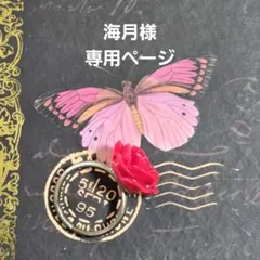 海月様専用ページ【藤の花ピアス白】【チューリップのチャーム】【紫陽花クリップ】