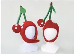 コスプレ　山形のさくらんぼデザイン帽子(レディース)