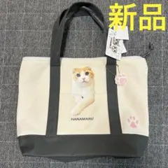 【新品未使用】もちまる日記はなまるトートバッグ　猫　しまむらのサムネイル