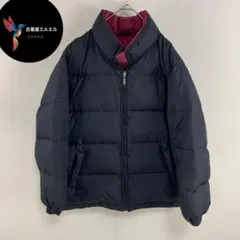 ダウンジャケット レディース ヘッド HEAD リバーシブル 黒 レッド系 LLのサムネイル