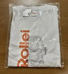 Rollei カメラプリント Tシャツ ホワイト