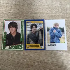 【新品未使用】SixTONES 森本慎太郎　トレカ3枚セット