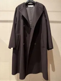 GALERIE VIE ウールダブルフェイスカラーレストレンチコート