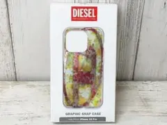 DIESEL ディーゼル スマホケース iPhone グラフィックケース 黄/赤