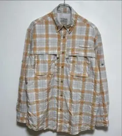 エルエルビーン　フィッシングシャツ　チェック柄長袖　サイズ　M