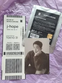 BTS MONOCHROME TOKYO MINI PHOTO CARD
