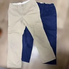 GAP 2本　パンツ　だいたい120
