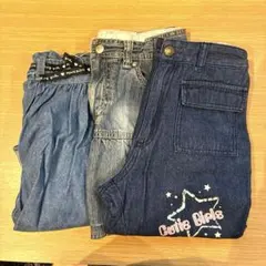 キッズ服　130 まとめ売り　パンツ　スカート　デニム