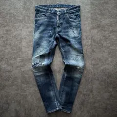 DSQUARED2 denim Skater italy damage 44