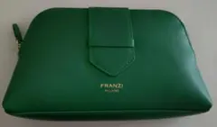 FRANZI MILANO トラベルポーチ グリーン（ANA　アメニティ）