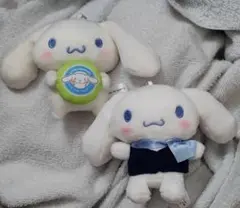 アワーズイン阪急 シナモロール ぬいぐるみマスコット 2種