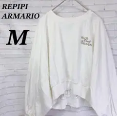 レピピアルマリオ　トレーナー　スウェット　ショート　ビッグロゴ　ゆったり