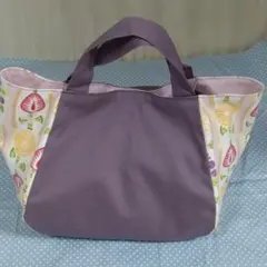 ハンドメイド　4枚はぎトートバッグ