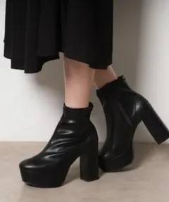 エスペランサ　脚長美脚　厚底ショートブーツ