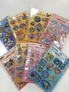 【正規品】ディズニー ウォーターシール 8枚コンプリートセット
