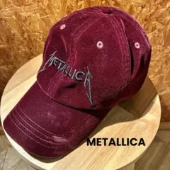 METALLICA バーガンディ ベルベットキャップ