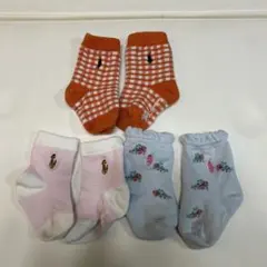 ラルフローレン ソックス 3枚セット まとめ売り ベビー 靴下