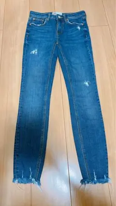 ZARA ダメージスキニーデニム
