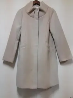 未使用 grove ロング コート ベージュ ノーカラー