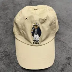POLO ベージュ ベースボールキャップ