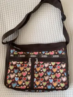 美品　レスポートサック　ハート柄　ショルダーバッグ