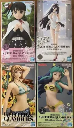 美少女フィギュア4体Kanao Tsuyuri Albedo Nami Lum