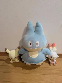 ポケモン　ポケピース　ぬいぐるみ　ゴンベ　ヒバニー　ピカチュウ　マホミル