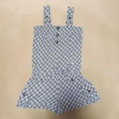 バーバリー ブルーレーベル チェック柄 サロペット ショートパンツ 38のサムネイル