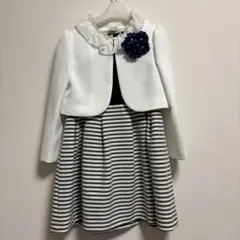 入学式女の子130 ワンピース、ジャケット