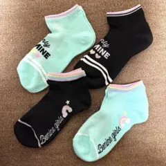 Ｏキッズ用靴下　女の子　ソックス　スニーカー丈　19〜24cm 女子　女児　新品