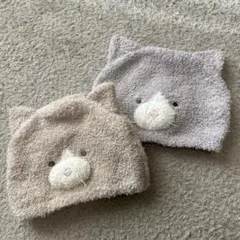 【美品】ジェラートピケ　ベビー帽子