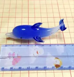 ガラス細工　イルカ