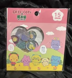 チェゴシムxコジコジコラボ　クリスタルシール　おはじきシール　限定　ポップアップ