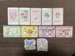 サンリオキャラクターズ　コレクターズカード　カードダス　シールクッキー　セット