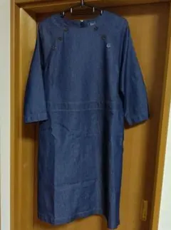 【最終お値下げ】PART2 ジュンコシマダ　デザイン　デニムワンピース　M