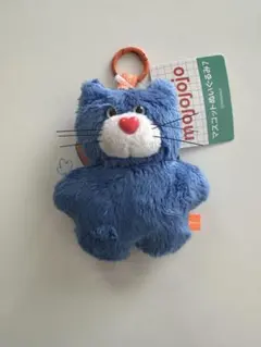 mojojojo マスコットぬいぐるみ　7 青　ネコ