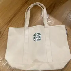 スターバックス キャンバストートバッグ アイボリーのサムネイル