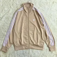 【希少カラー】アディダス　トラックジャケット　トレフォイル　ゴールドベージュ　L