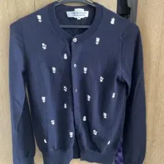 COMME des GARÇONS ネイビー カーディガン Sのサムネイル