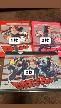 ローソン ドズル社 クリアファイル 5枚 があります