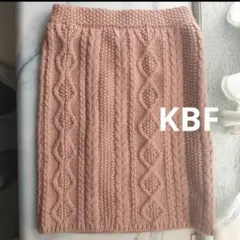 KBF ニット ピンク タイトスカート Mのサムネイル