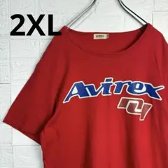【胸ロゴ】 AVIREX レトロロゴ オーバーサイズ Tシャツ 2XL