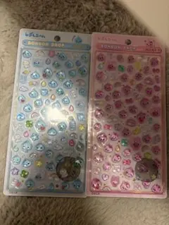 しずくちゃんミニ　ボンボンドロップシール　2枚セット