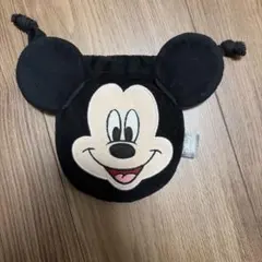 ミッキーマウス 耳付きポーチ