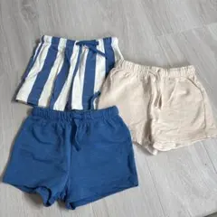 H&M ベビーショートパンツ3点セット