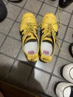 Onitsuka Tiger イエロー スニーカー 25.0cm