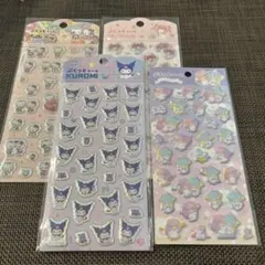 サンリオ　ぷくっとシール　4枚セット