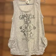 GRATEFUL DEAD タンクトップ グレー M ベスト　ポケットのサムネイル