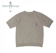 メランクルージュ メランおじさん リブTシャツ 厚手 半袖スウェット カットソー