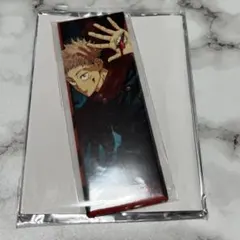 呪術廻戦　虎杖悠仁　スクエアロング缶バッジ　カバーイラスト